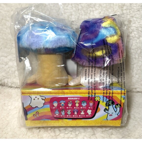Living on the Veg Plush 2-Pack Series 1 Zeek & Maisey KellyToy Mushrooms - Picture 3 of 3